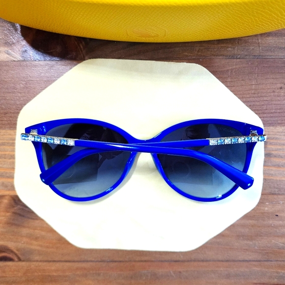 AUTH NEW Swarovski SK0309 Blue Sunglasses - Picture 9 of 10